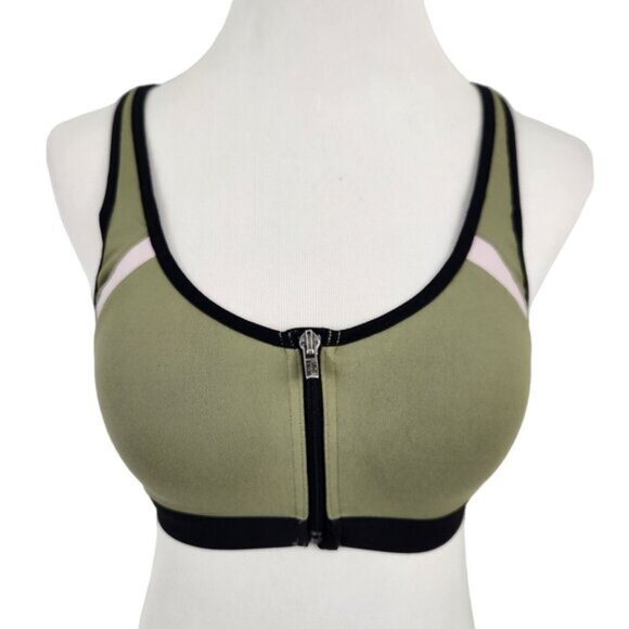 Victoria Sport Women's Knockout Front-Close Sports Bra 32C Polyamide & Elastane - Picture 1 of 9